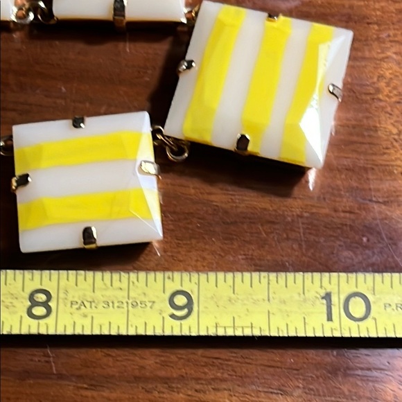 Kate Spade Yellow and Gold Square Necklace - Picture 7 of 10